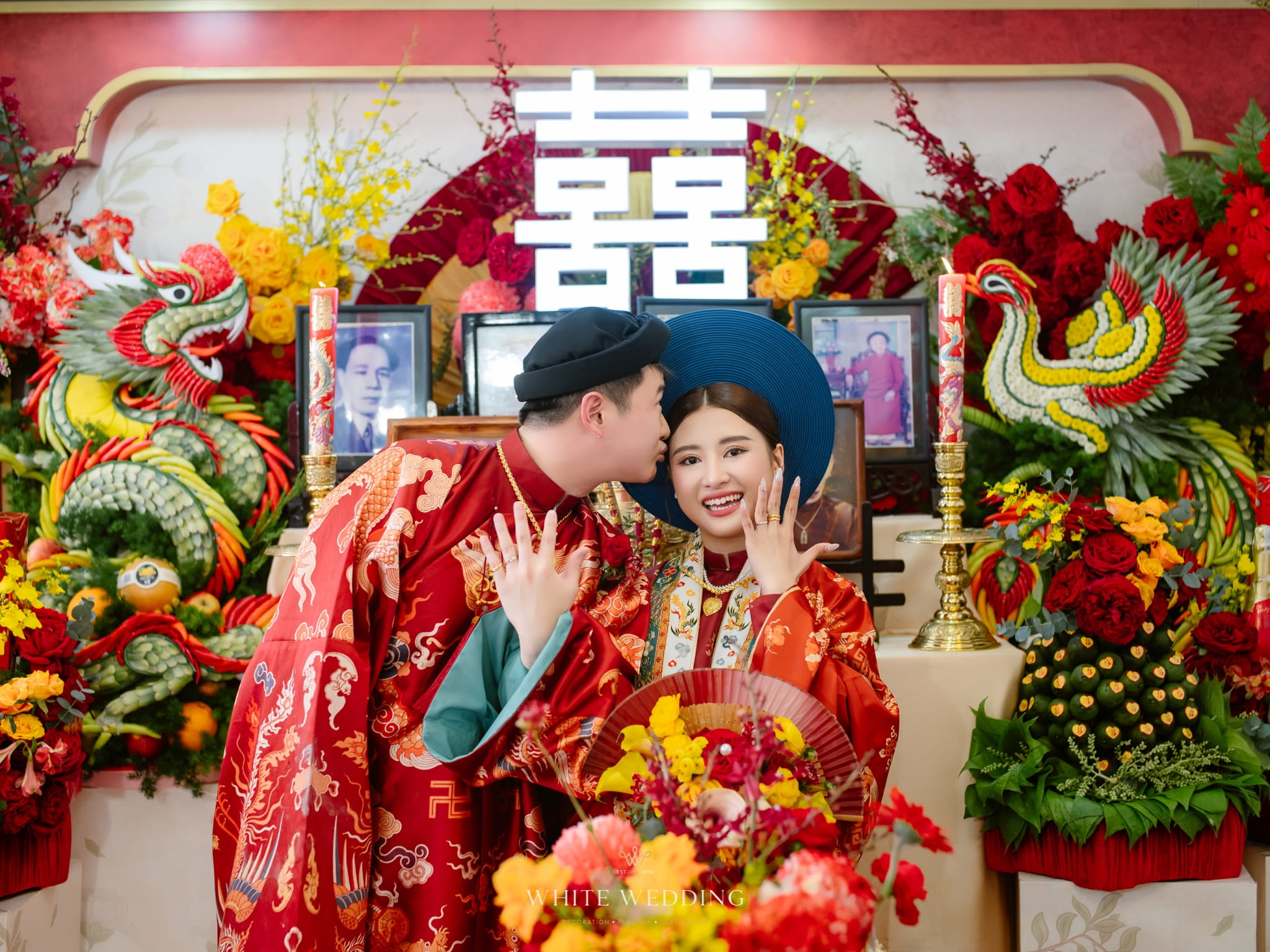 trang tri le gia tien song hy mon white wedding 57