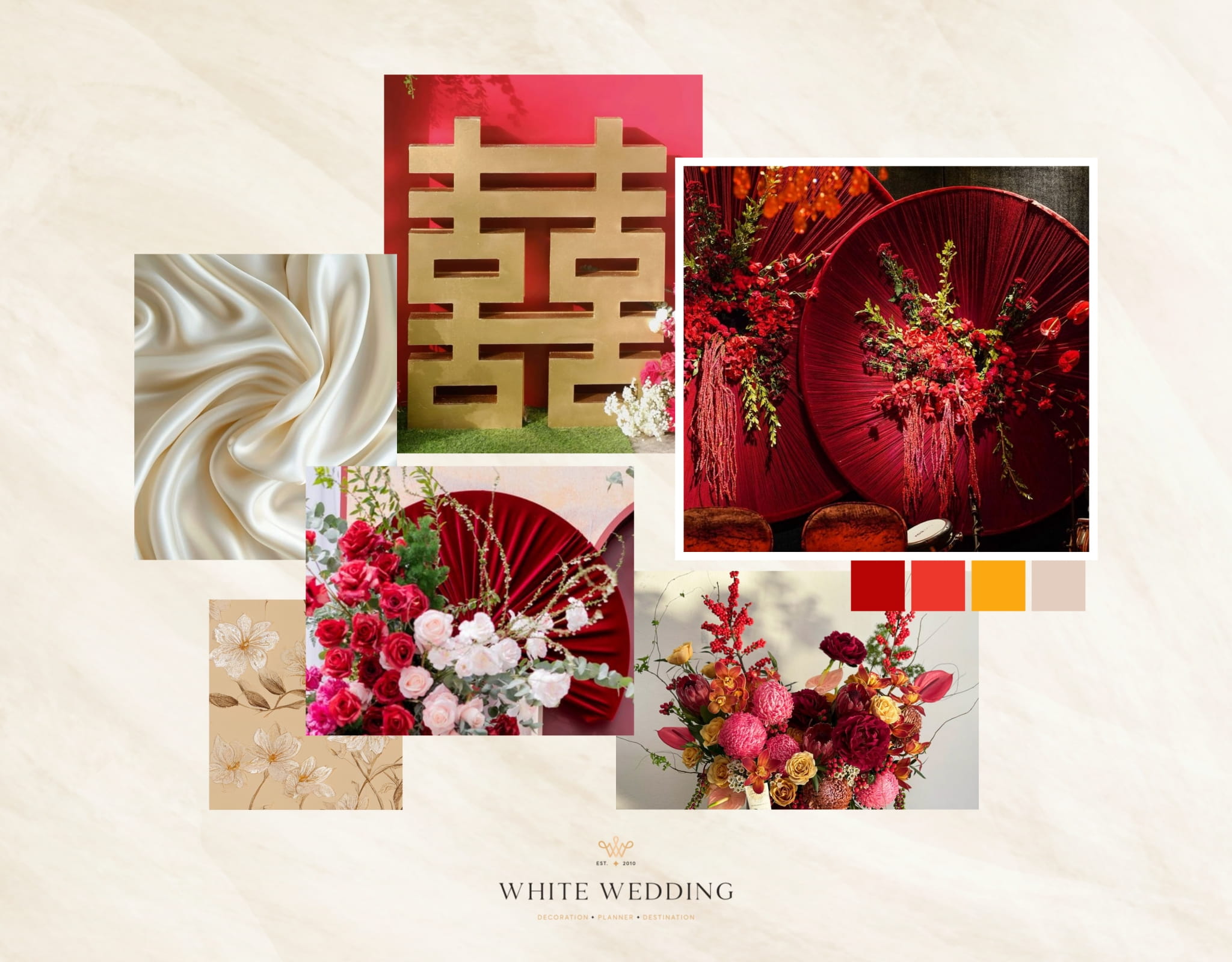 trang tri le gia tien song hy mon white wedding