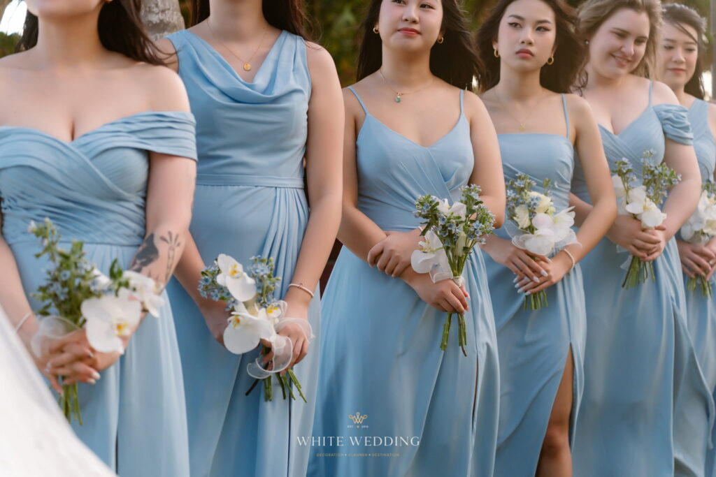 trang tri le vows endless waves white wedding 32