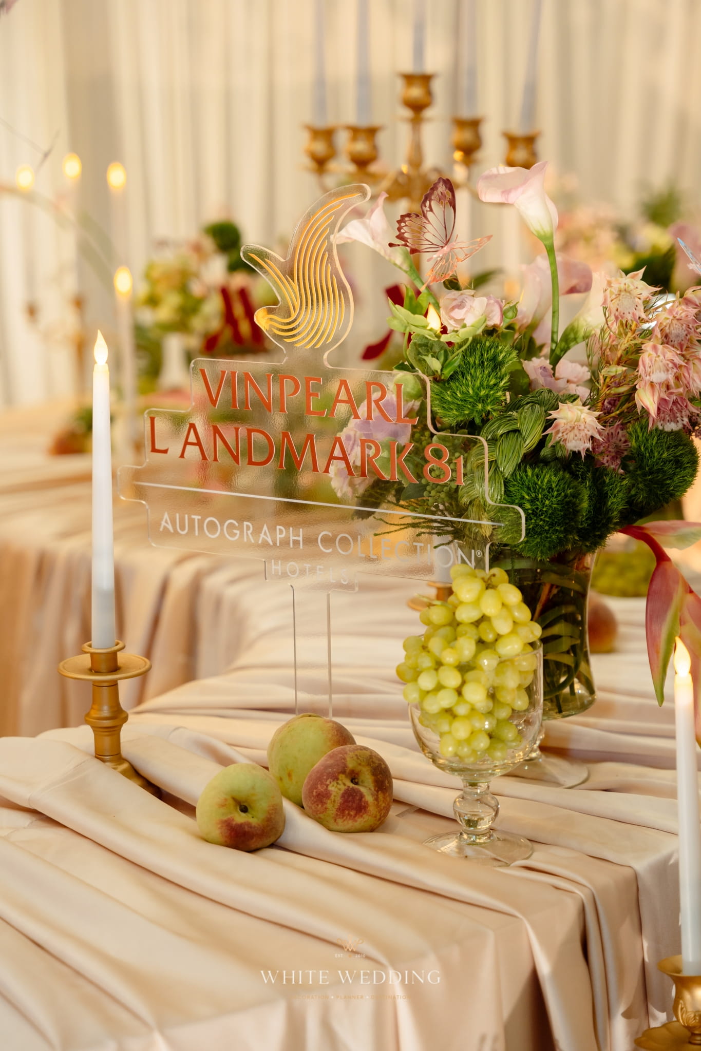 trang tri su kien vietnam wedding week white wedding 14