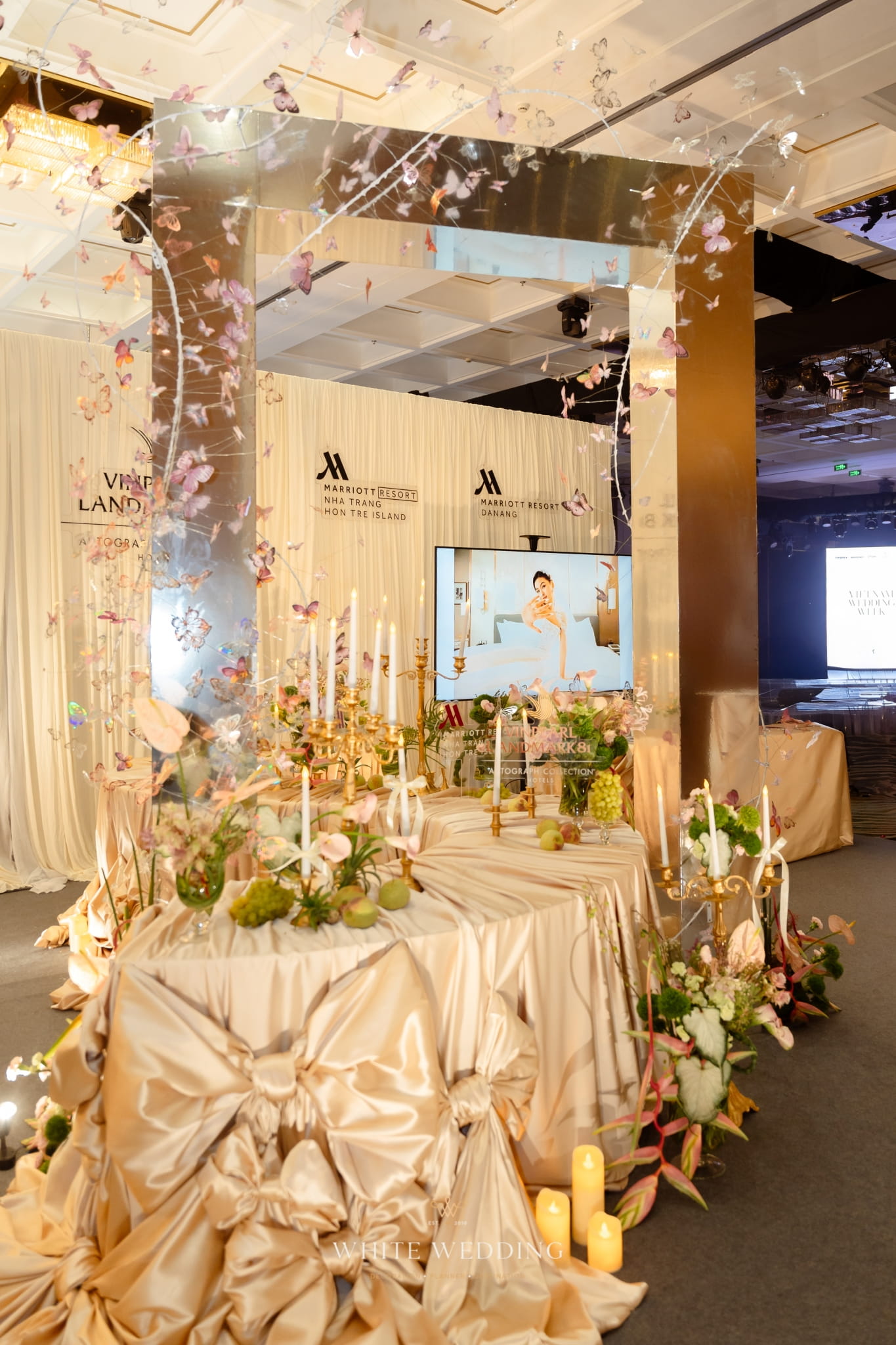 trang tri su kien vietnam wedding week white wedding 16