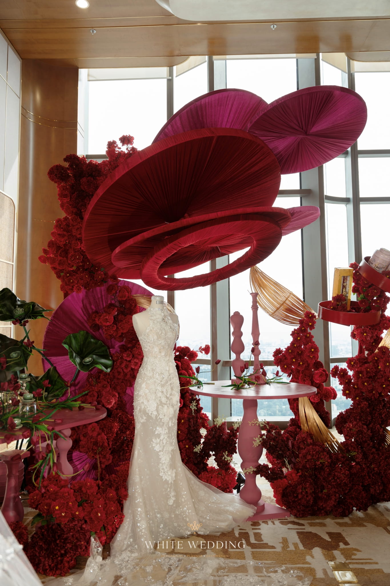 trang tri su kien vietnam wedding week white wedding 26