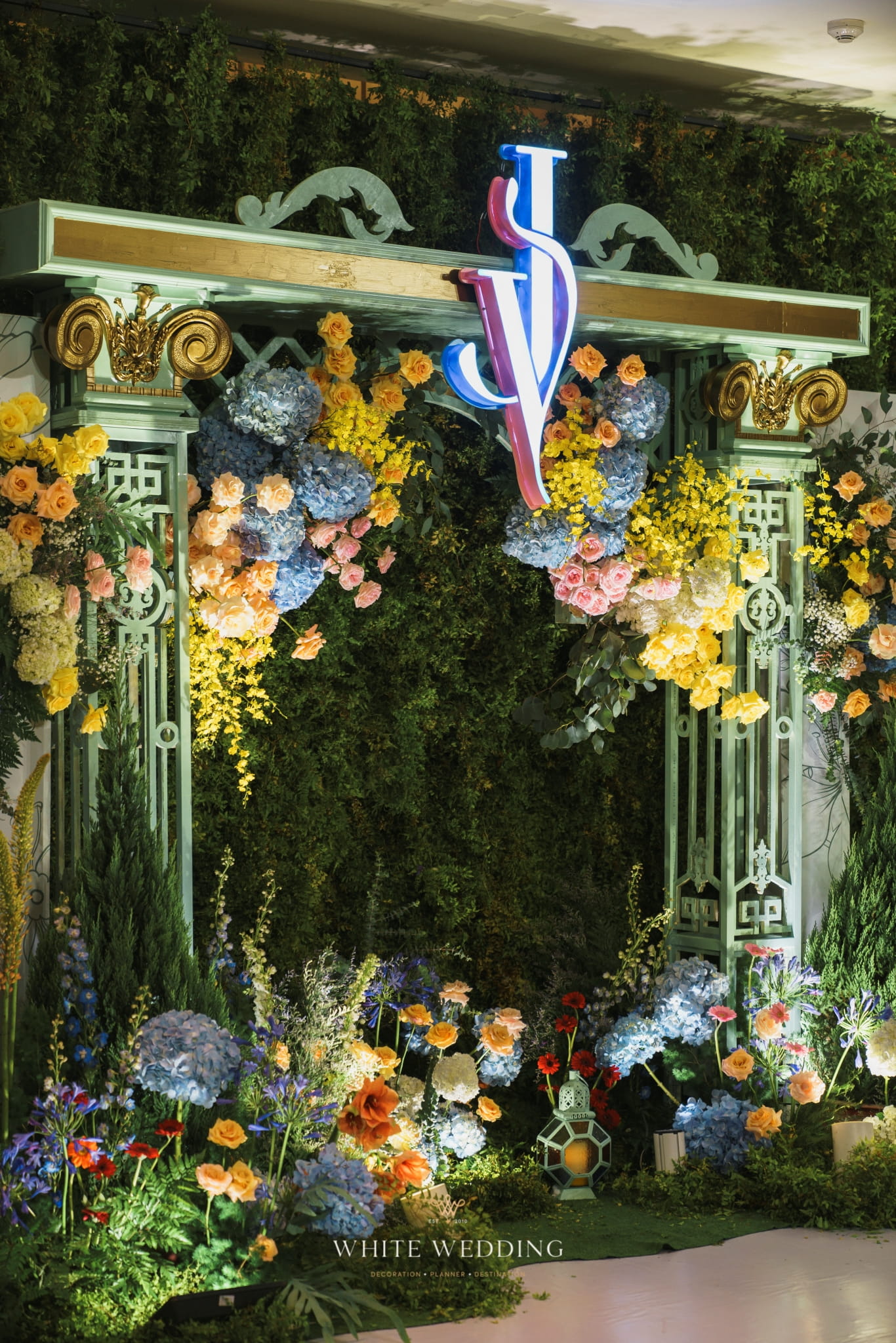 trang tri tiec cuoi dreamy garden white wedding 10