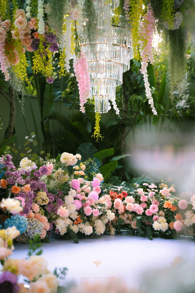 trang tri tiec cuoi love in bloom white wedding 60