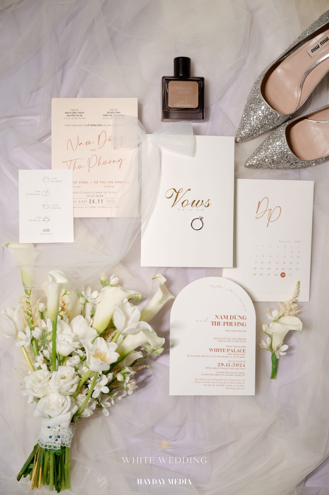 trang tri tiec cuoi pure infinity white wedding 1