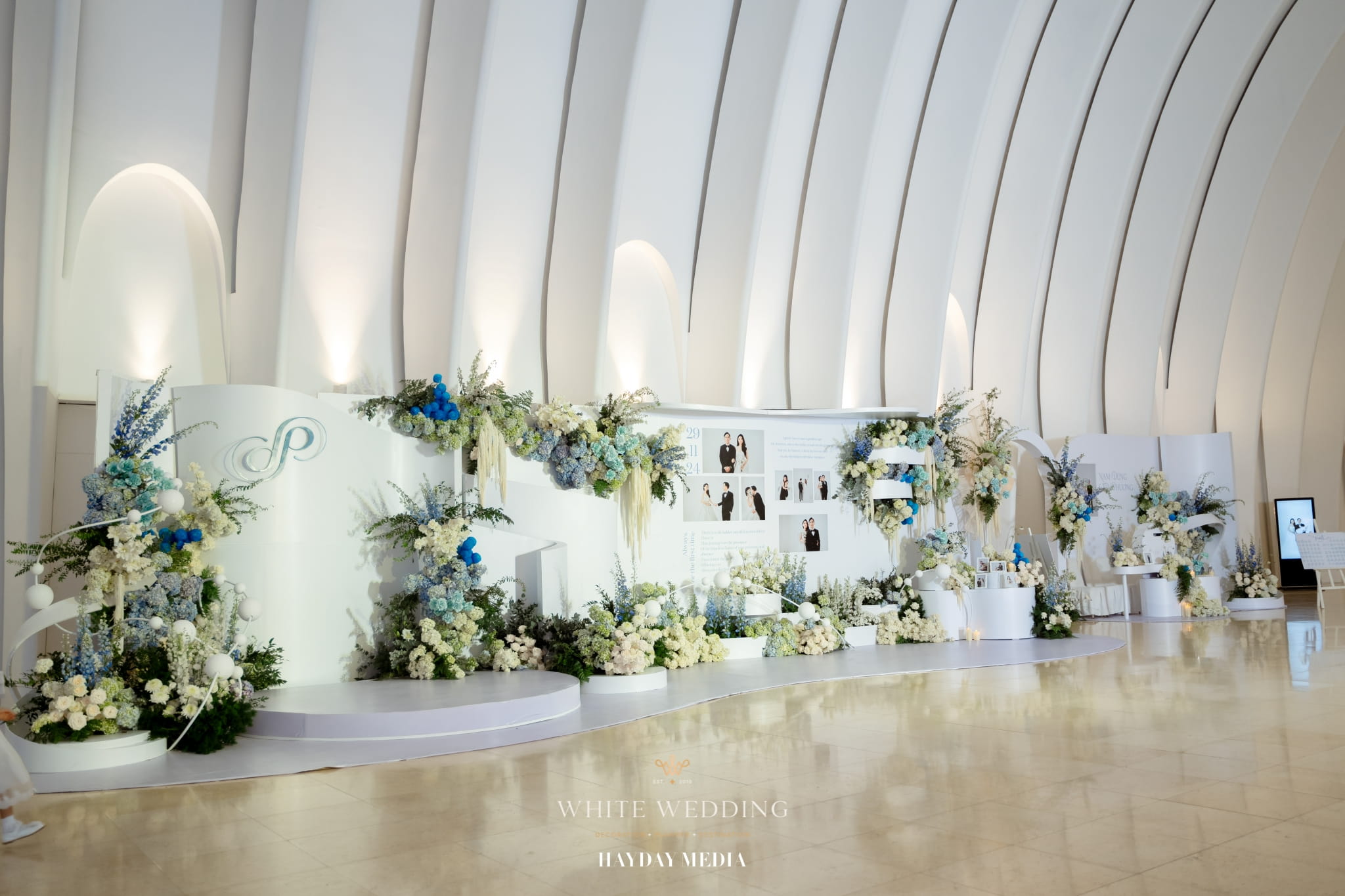 trang tri tiec cuoi pure infinity white wedding 24
