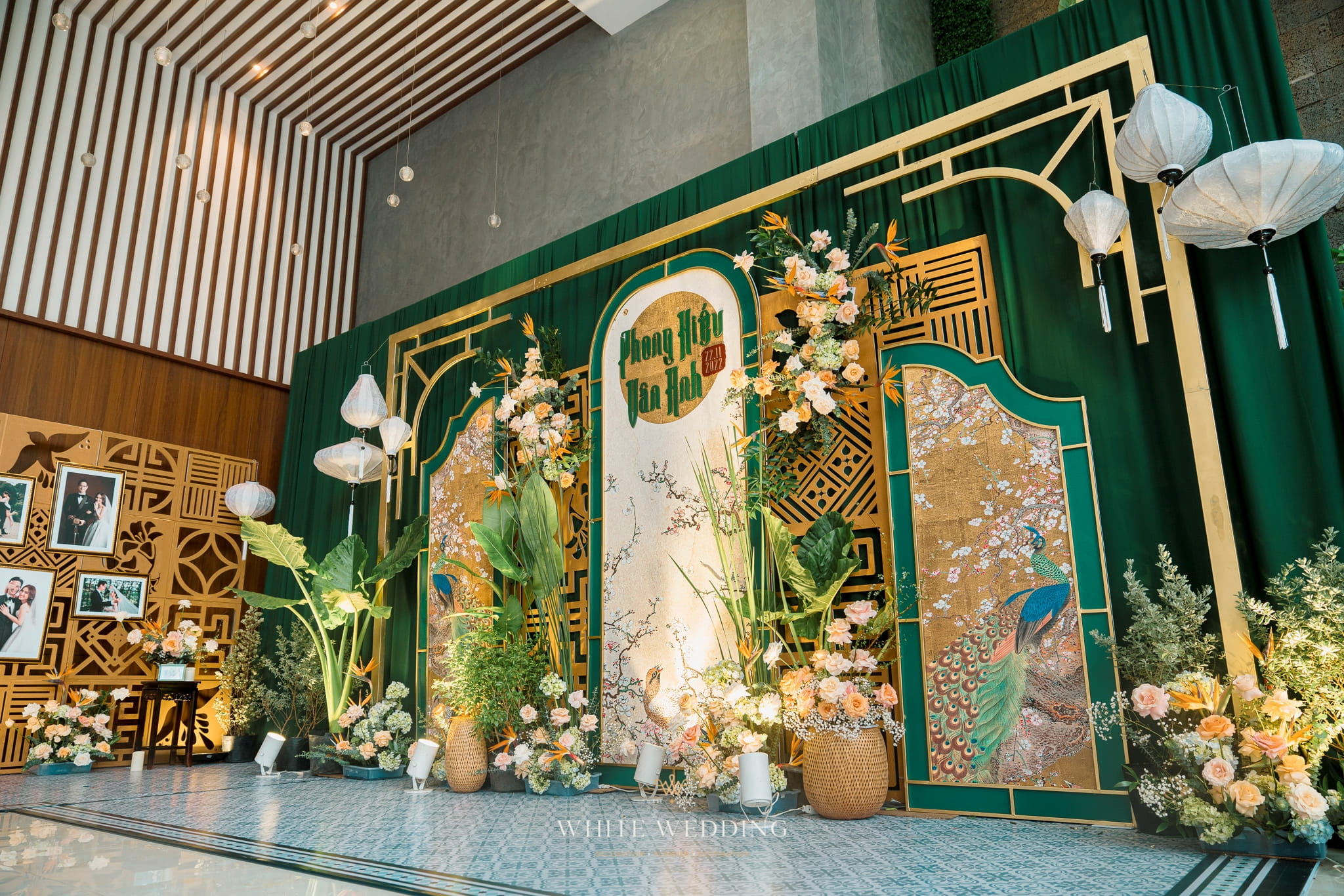 trang tri tiec cuoi traditional wedding white wedding 19