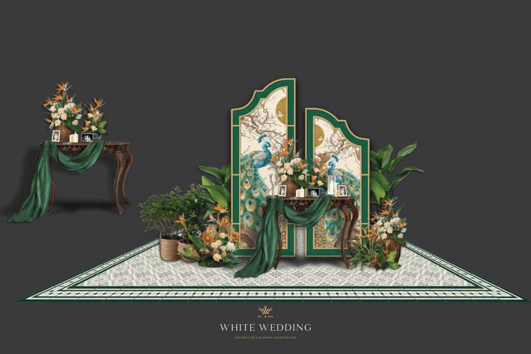 trang tri tiec cuoi traditional wedding white wedding 2 1