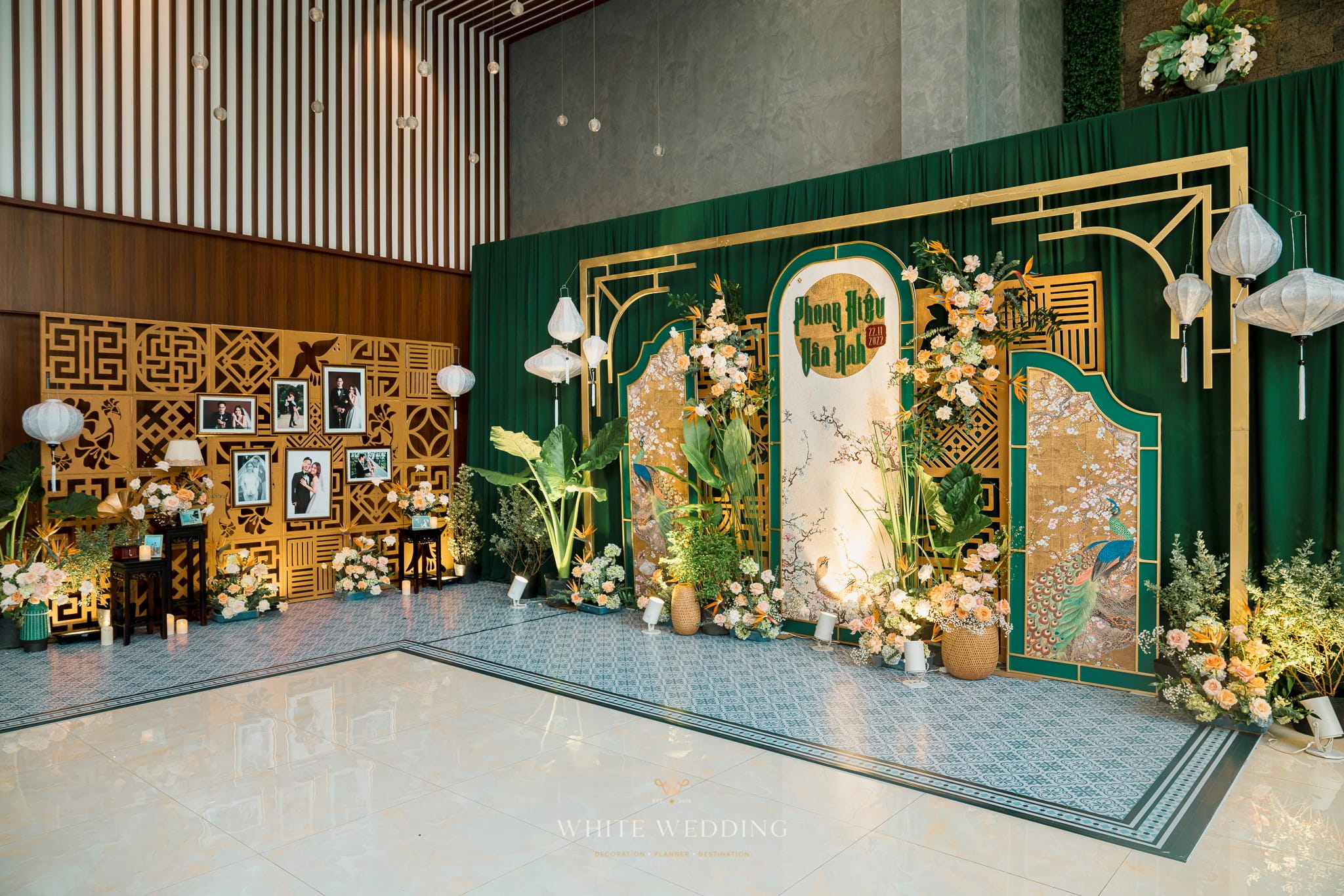 trang tri tiec cuoi traditional wedding white wedding 36