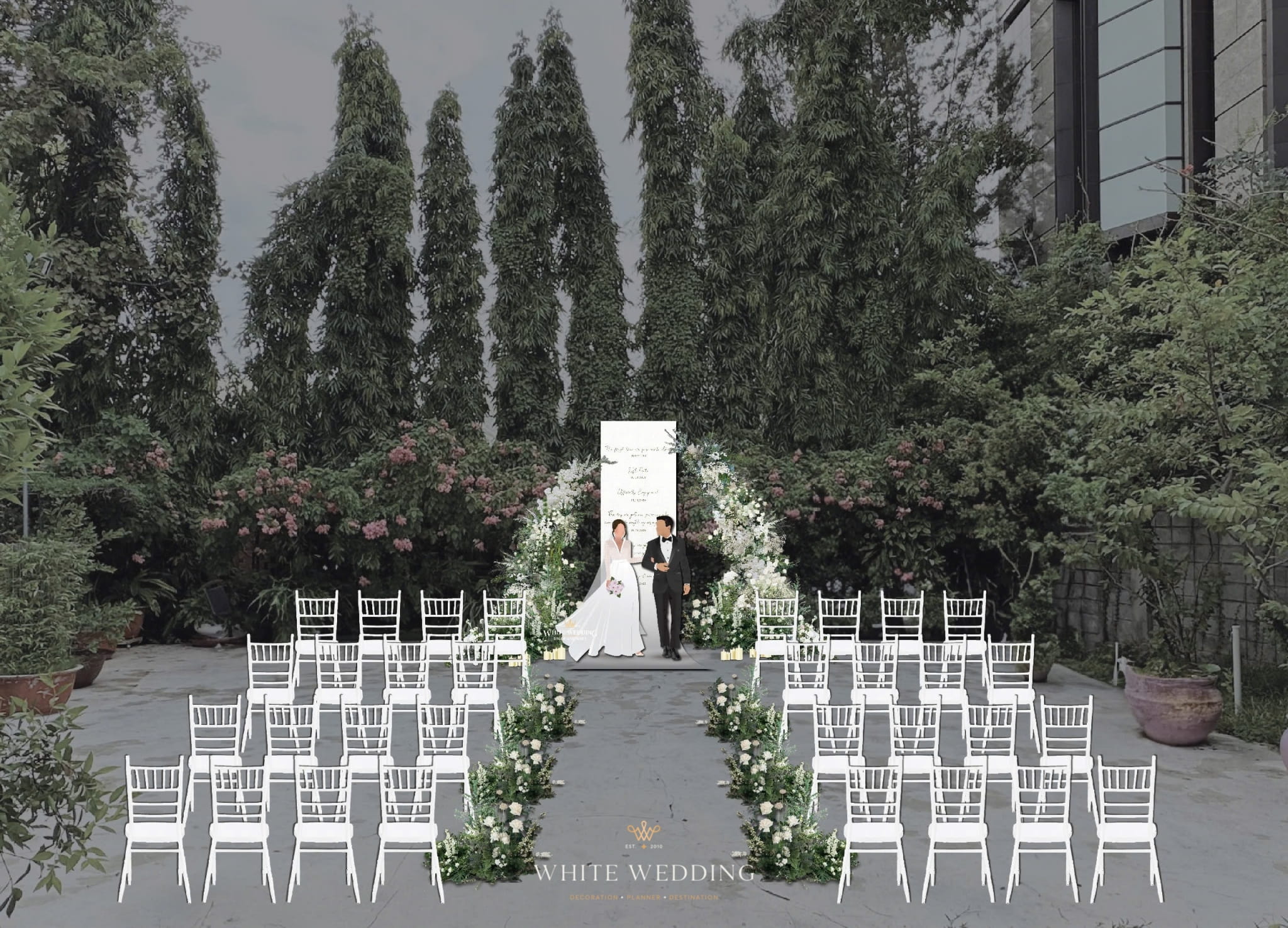 White Land 6 trang tri tiec cuoi white land white wedding 3 1