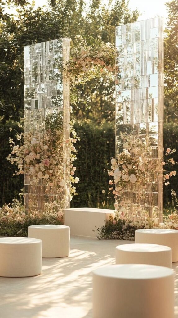 Trang trí sân khấu cưới đẹp: Tối giản đến sang trọng 1 trang tri san khau cuoi 3