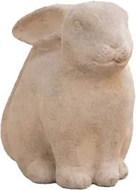 Thỏ đá dáng nằm