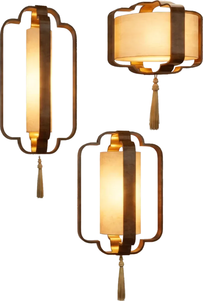 Đèn lồng gỗ Indochine