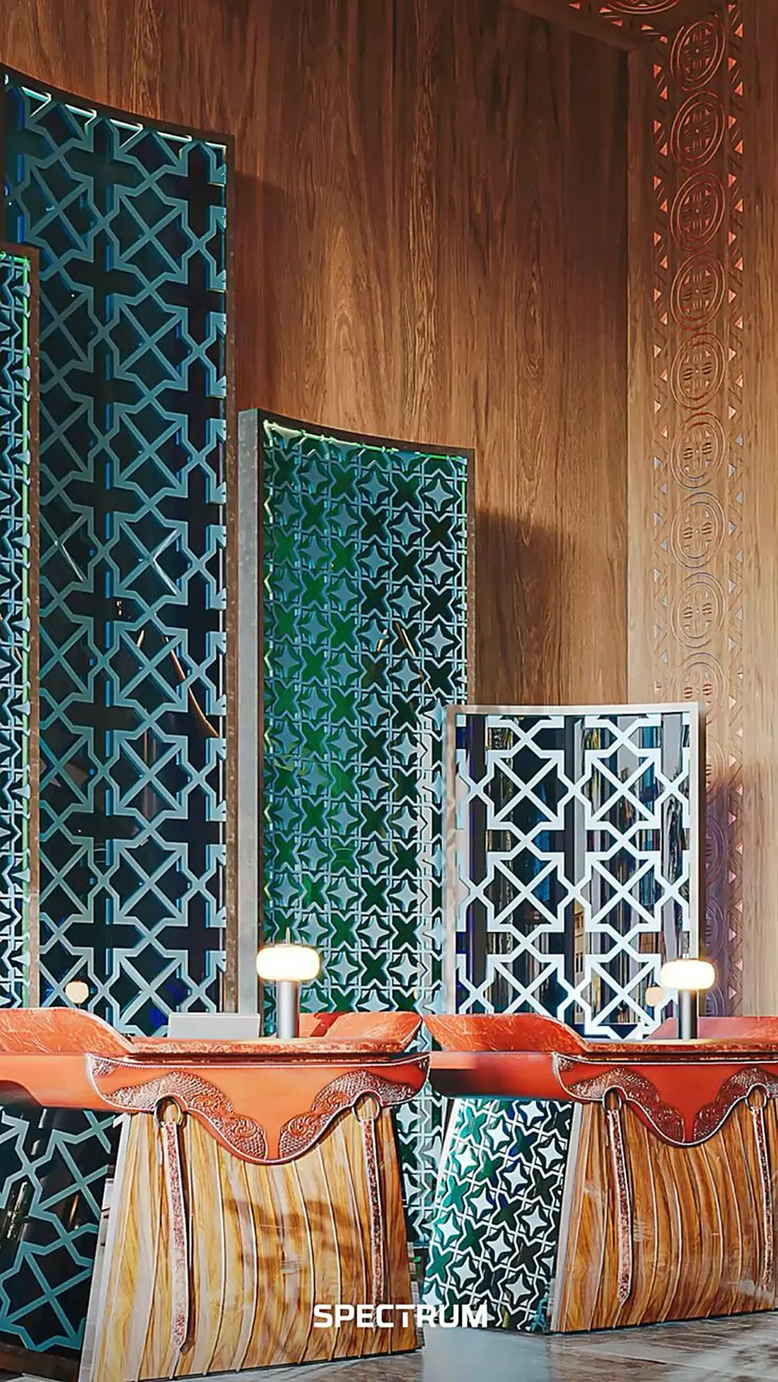 Cảm hứng — hệ vách hoạ tiết Indochine